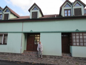 Milan in Front of Supena Family Home